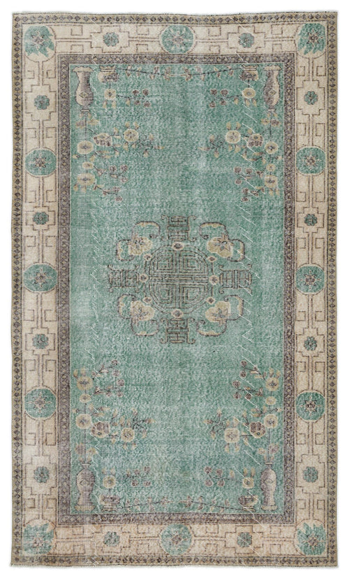 Load image 1 in gallery view. Dagina - Vintage Medallion Rug - 5'1 X 8'7