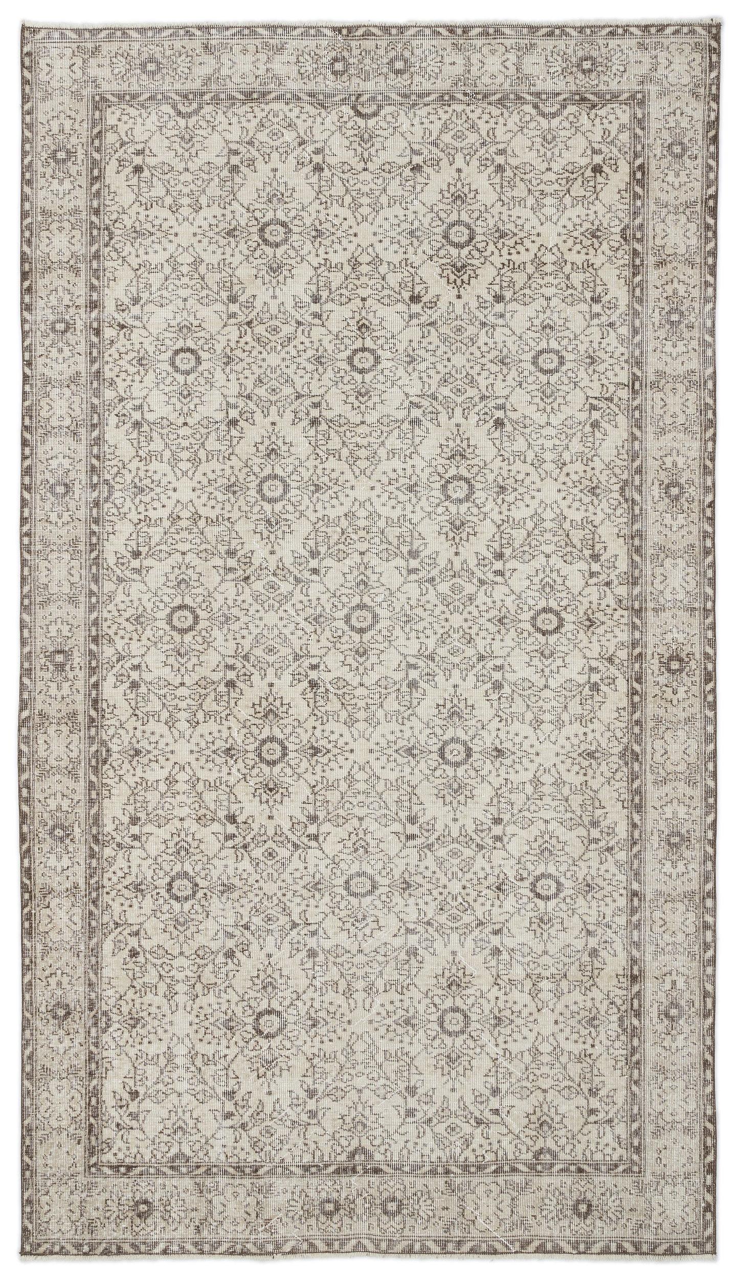 Blius - Vintage Floral Rug - 5'11 X 10'3