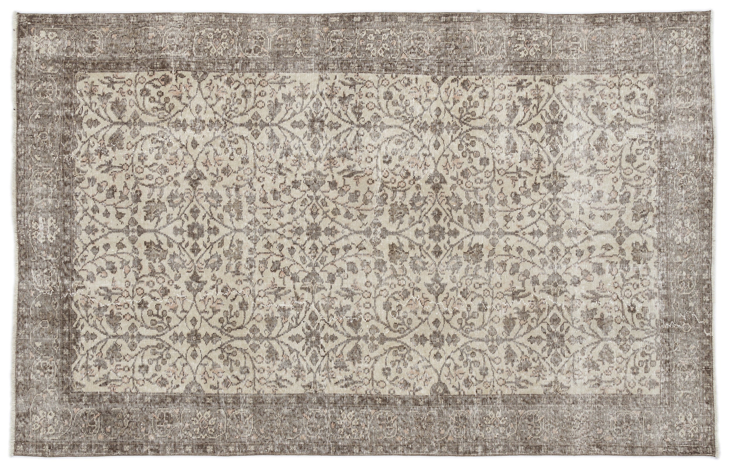 Thikuex - Vintage Floral Rug - 5'11 X 9'2