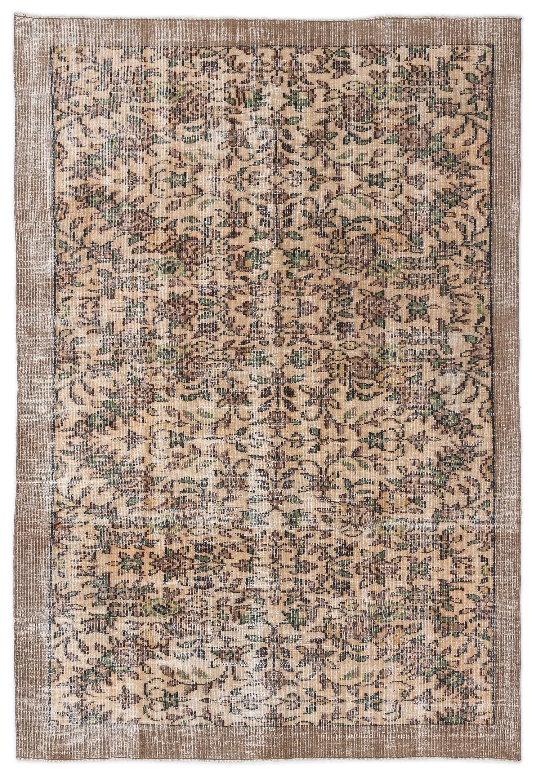 Madael - Vintage Floral Rug - 5'6 X 8'0