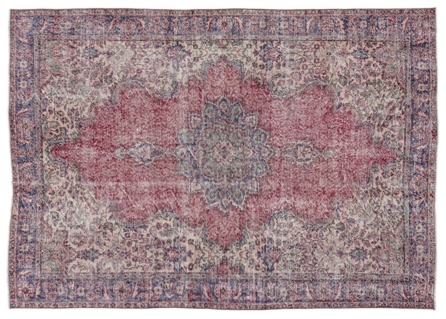 Shosa - Vintage Medallion Rug - 6'4 X 8'10