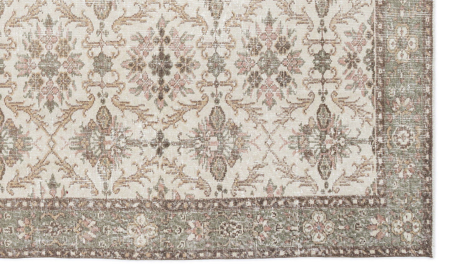 Cauta - Vintage Floral Rug - 6'1 X 10'0