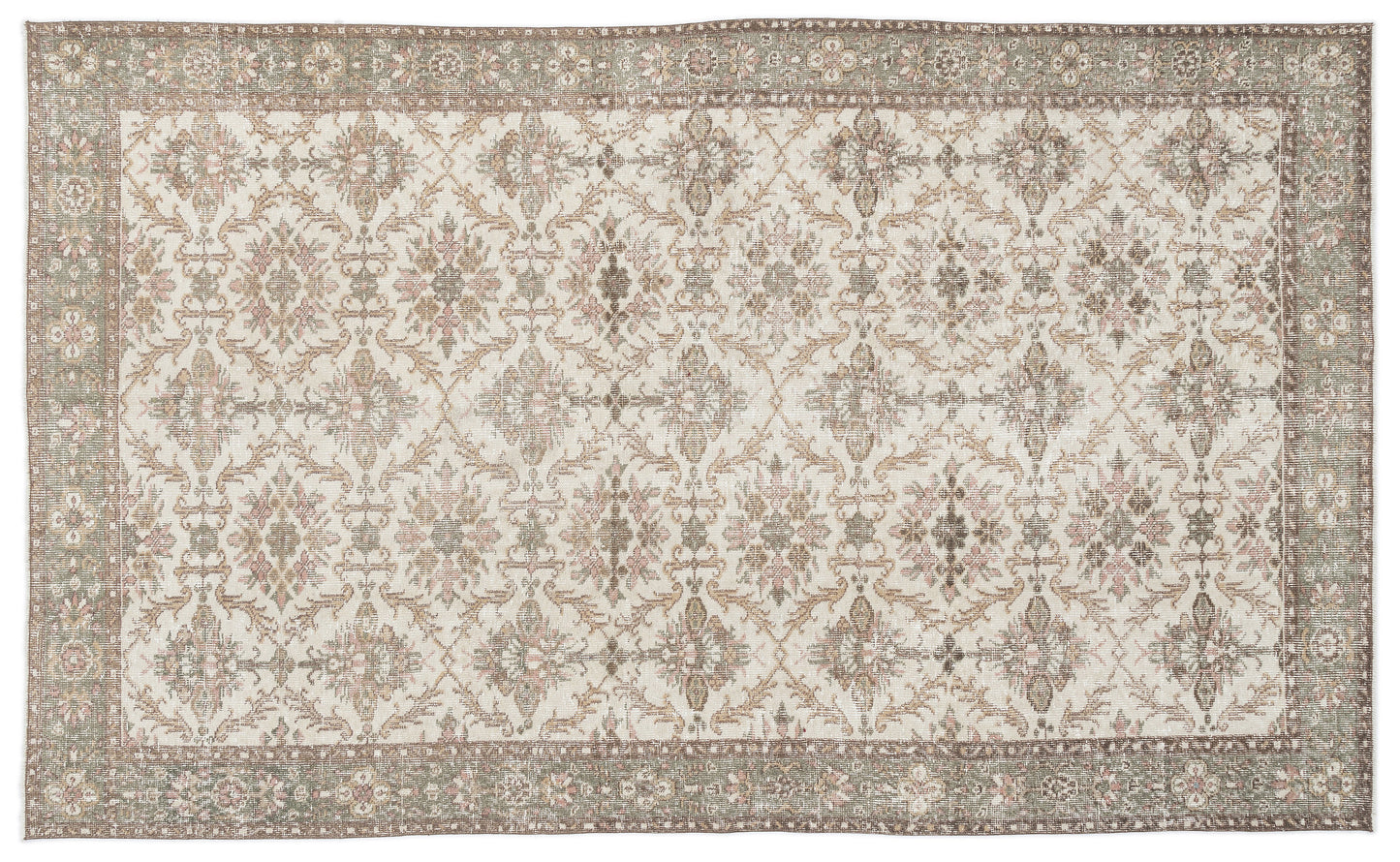 Cauta - Vintage Floral Rug - 6'1 X 10'0