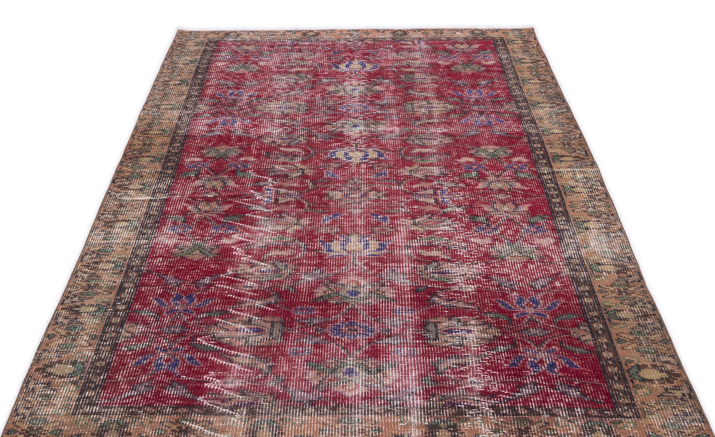Bluveex - Vintage Floral Rug - 4'11 X 8'6