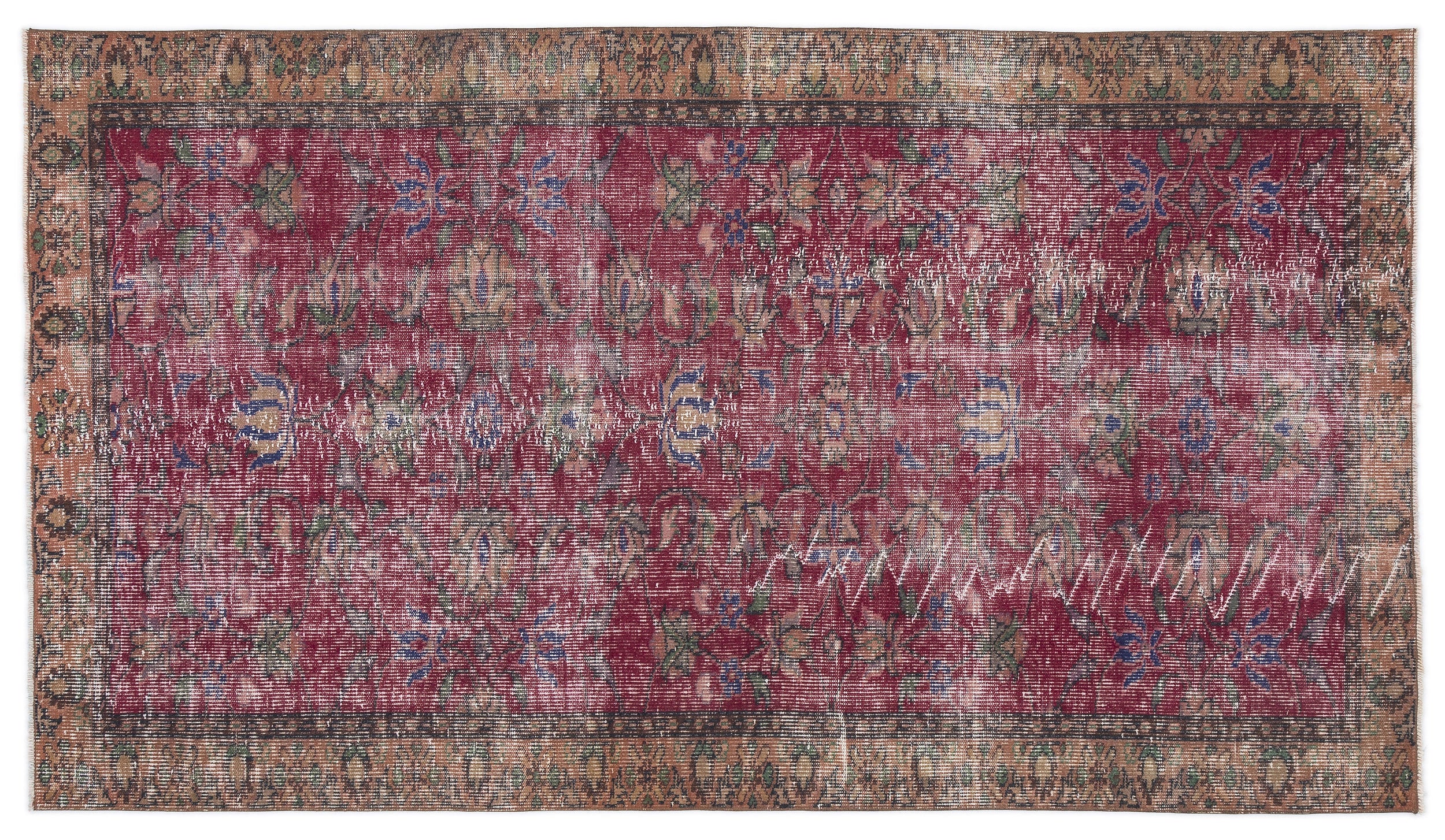 Bluveex - Vintage Floral Rug - 4'11 X 8'6