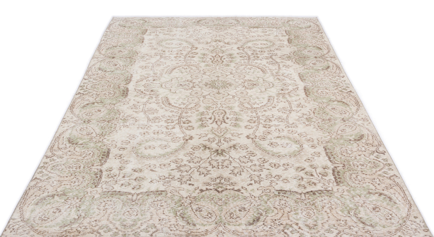 Dreya - Vintage Medallion Rug - 5'5 X 9'4