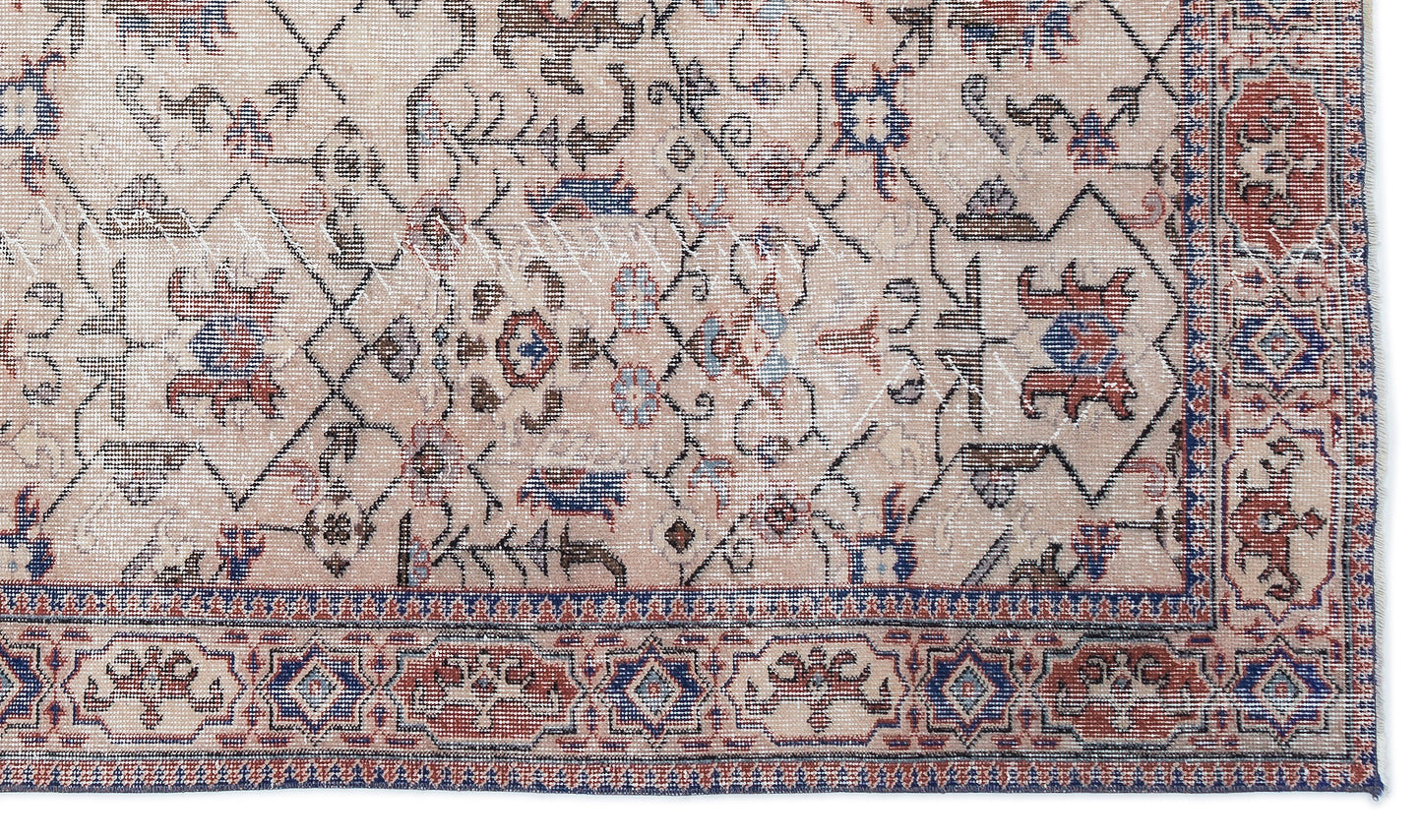 Zeulata - Vintage Floral Rug - 5'7 X 9'7