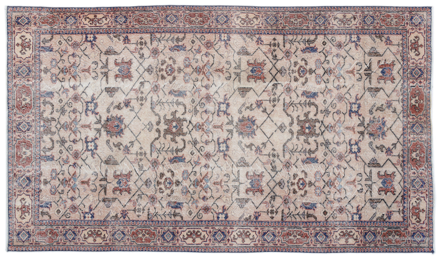Zeulata - Vintage Floral Rug - 5'7 X 9'7