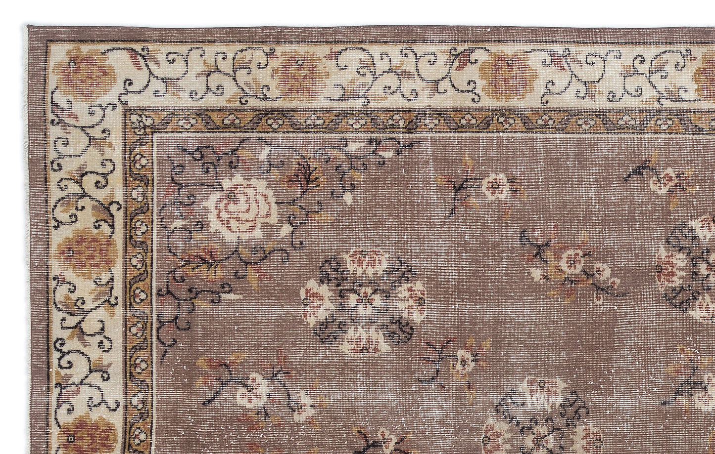 Troata - Vintage Floral Rug - 6'6 X 10'6