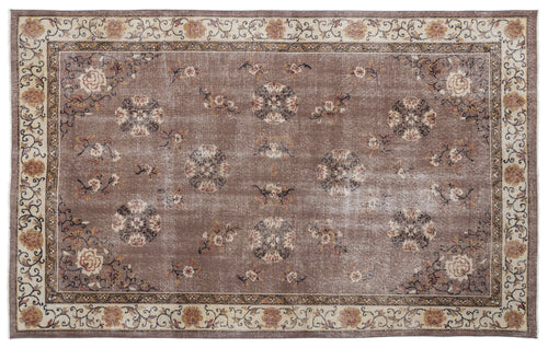Load image 1 in gallery view. Troata - Vintage Floral Rug - 6'6 X 10'6
