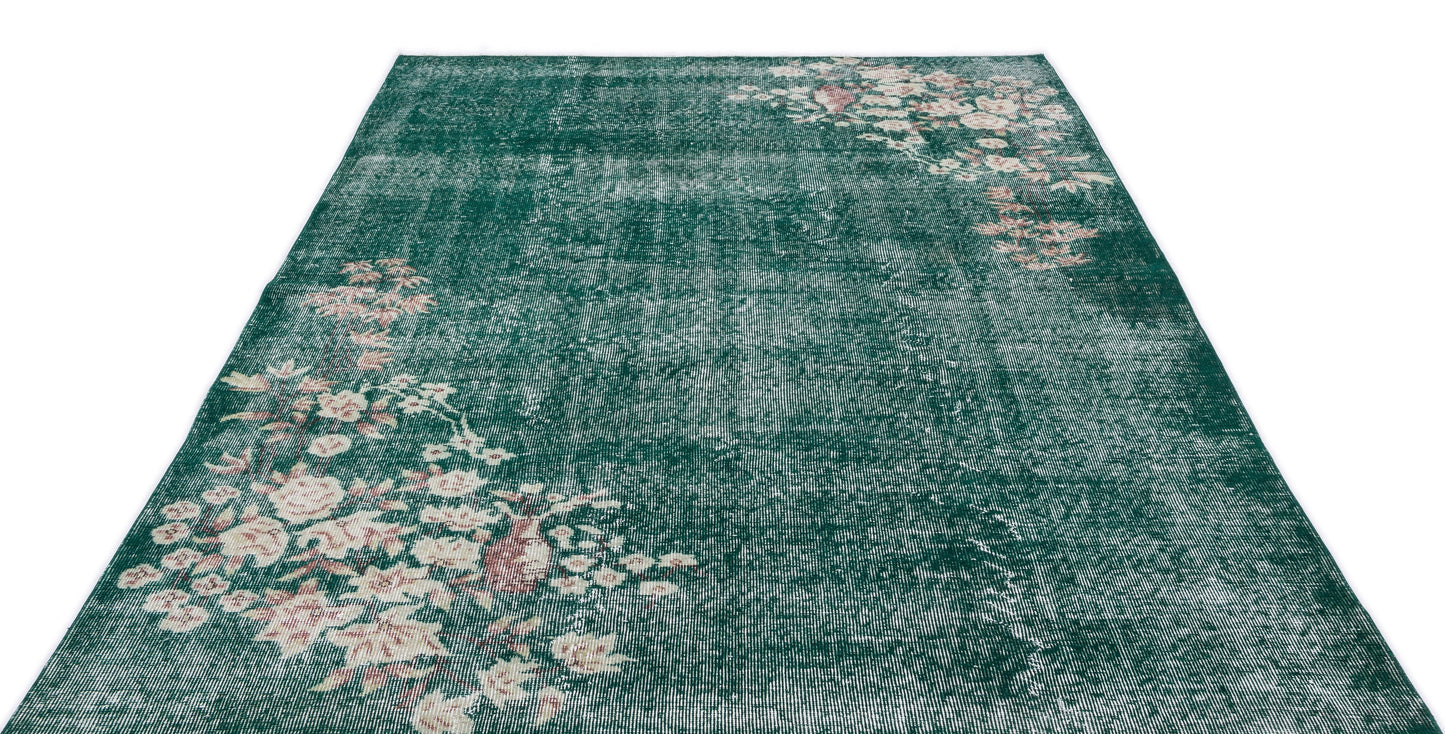 Thias - Vintage Distressed Rug - 5'9 X 9'0
