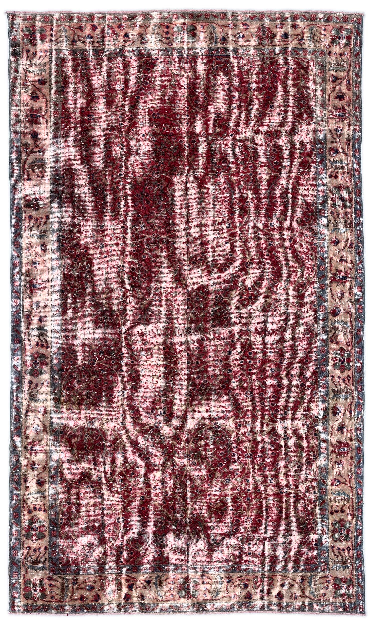 Puzaex - Vintage Floral Rug - 4'11 X 8'4