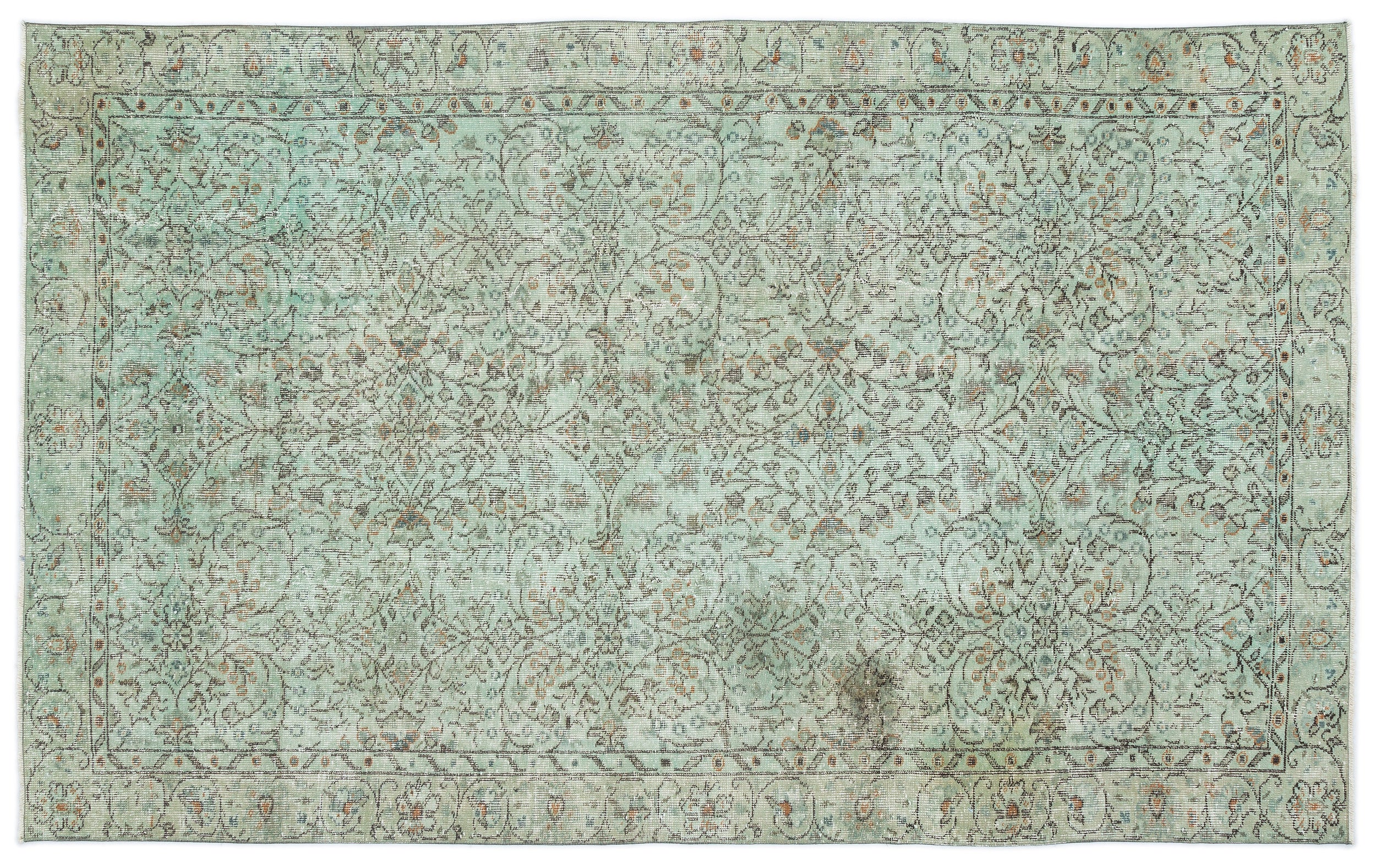 Reboda - Vintage Floral Rug - 5'4 X 8'7