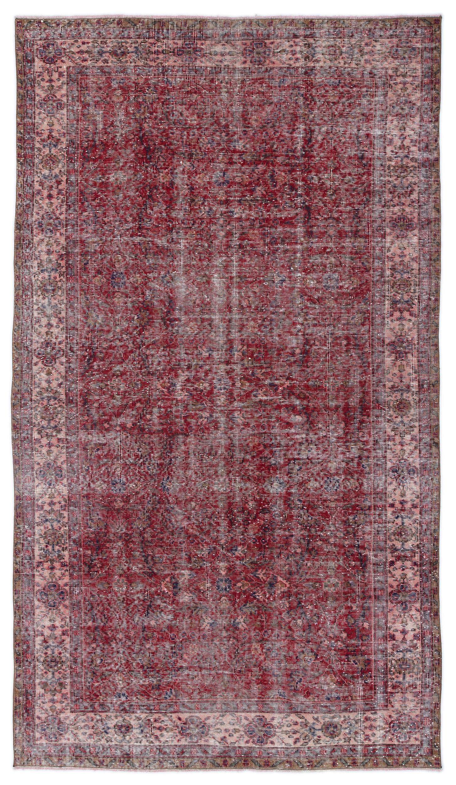 Datiar - Vintage Distressed Rug - 5'1 X 9'0