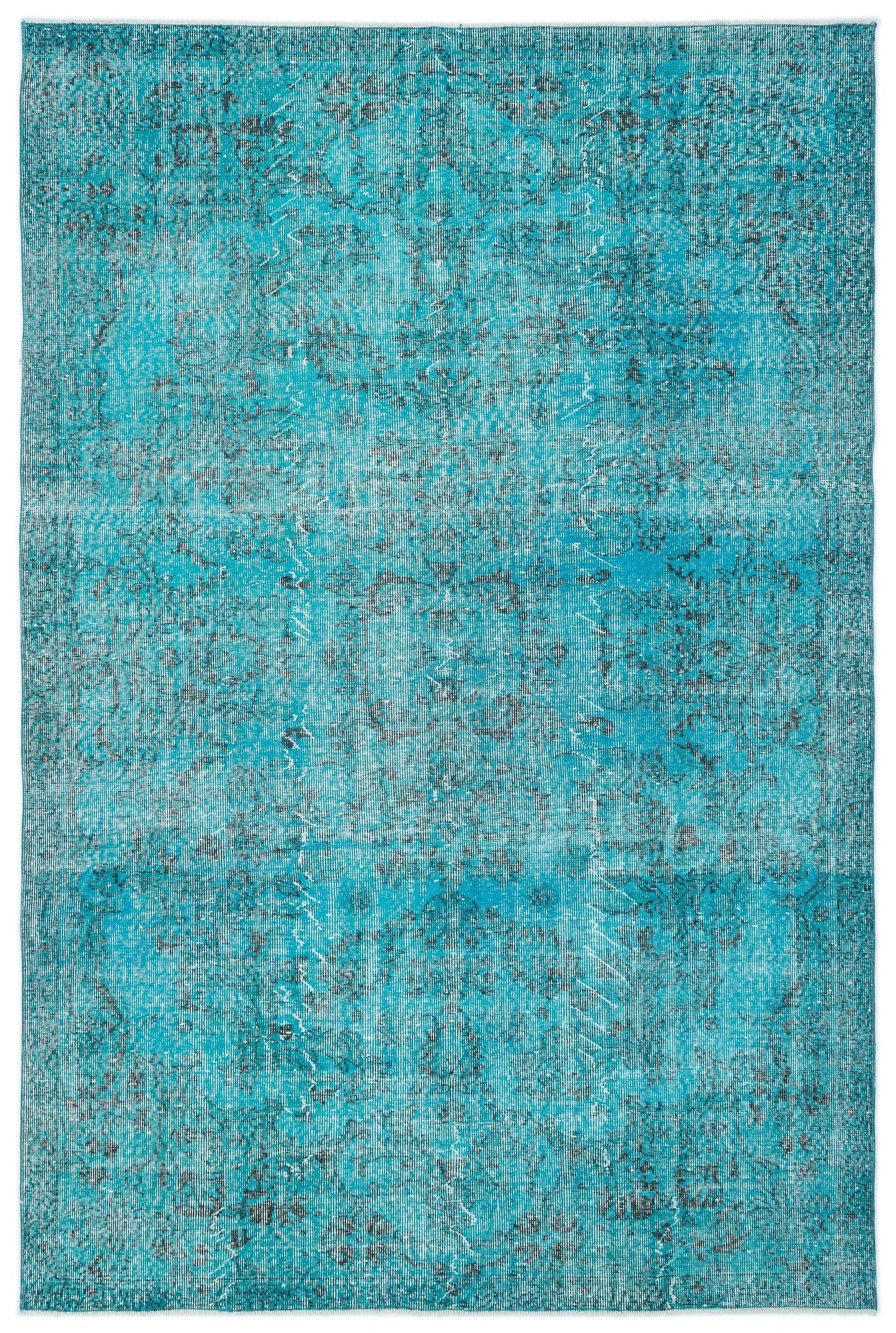 Dauvula - Vintage Distressed Rug - 6'4 X 9'3