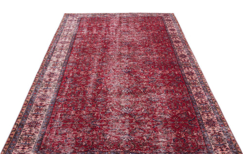 Load image 1 in gallery view. Caeneen - Vintage Floral Rug - 5'5 X 10'0