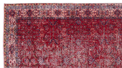 Load image 1 in gallery view. Caeneen - Vintage Floral Rug - 5'5 X 10'0