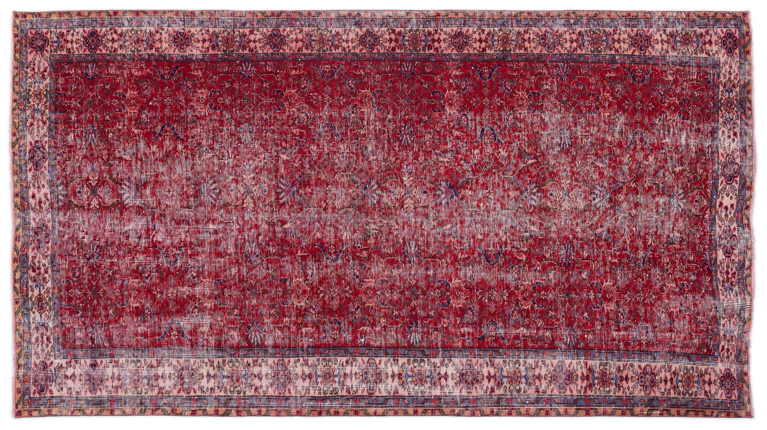 Caeneen - Vintage Floral Rug - 5'5 X 10'0