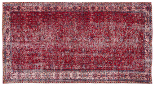 Load image 1 in gallery view. Caeneen - Vintage Floral Rug - 5'5 X 10'0