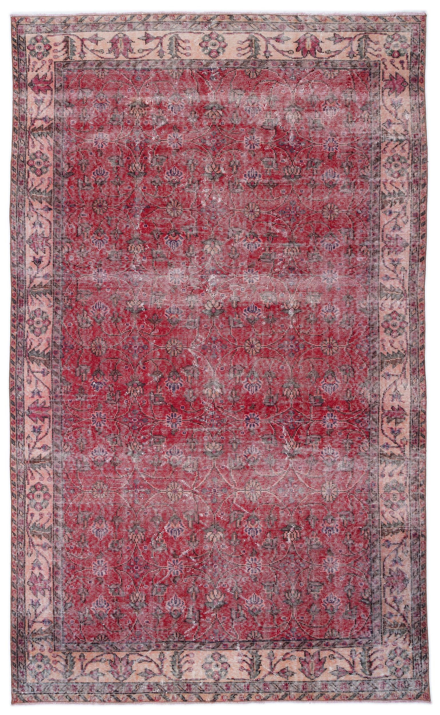 Vohuon - Vintage Floral Rug - 5'9 X 9'6
