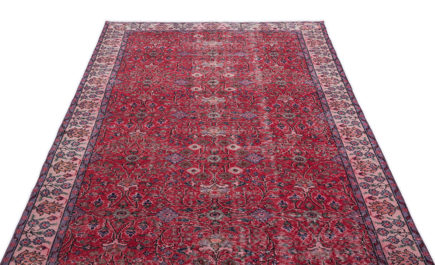 Lazina - Vintage Floral Rug - 5'3 X 9'2