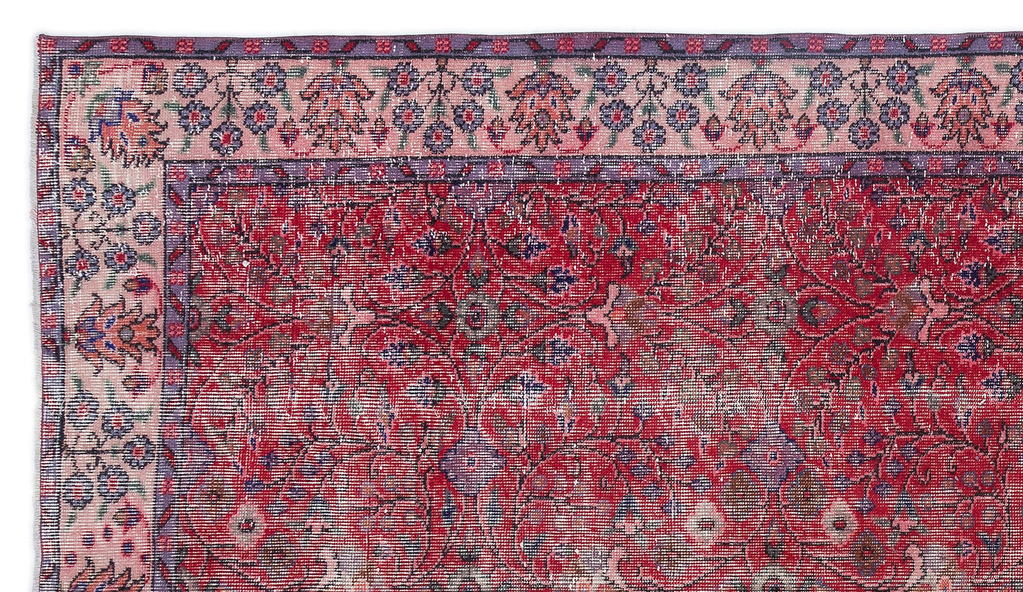 Lazina - Vintage Floral Rug - 5'3 X 9'2