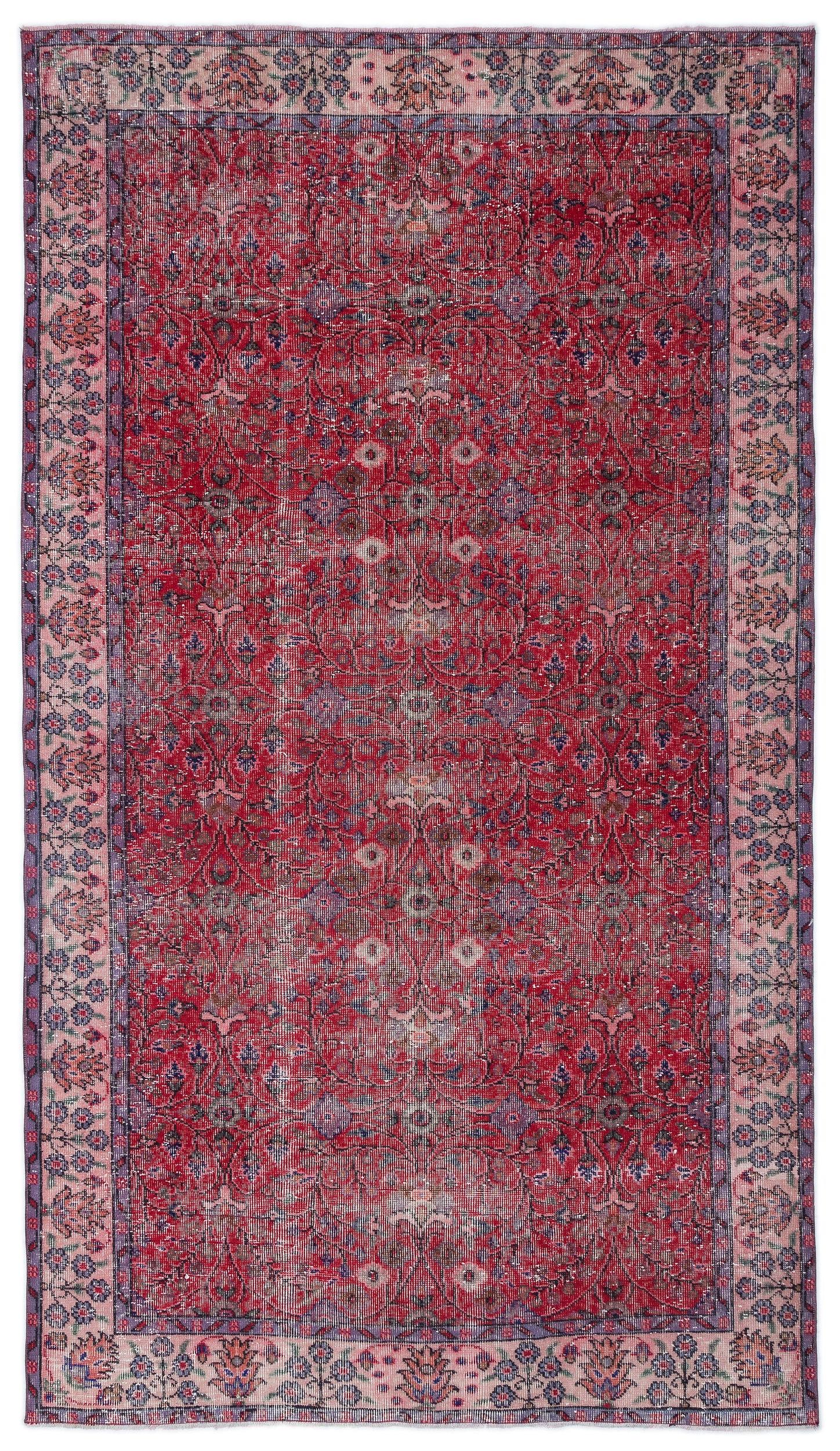 Lazina - Vintage Floral Rug - 5'3 X 9'2