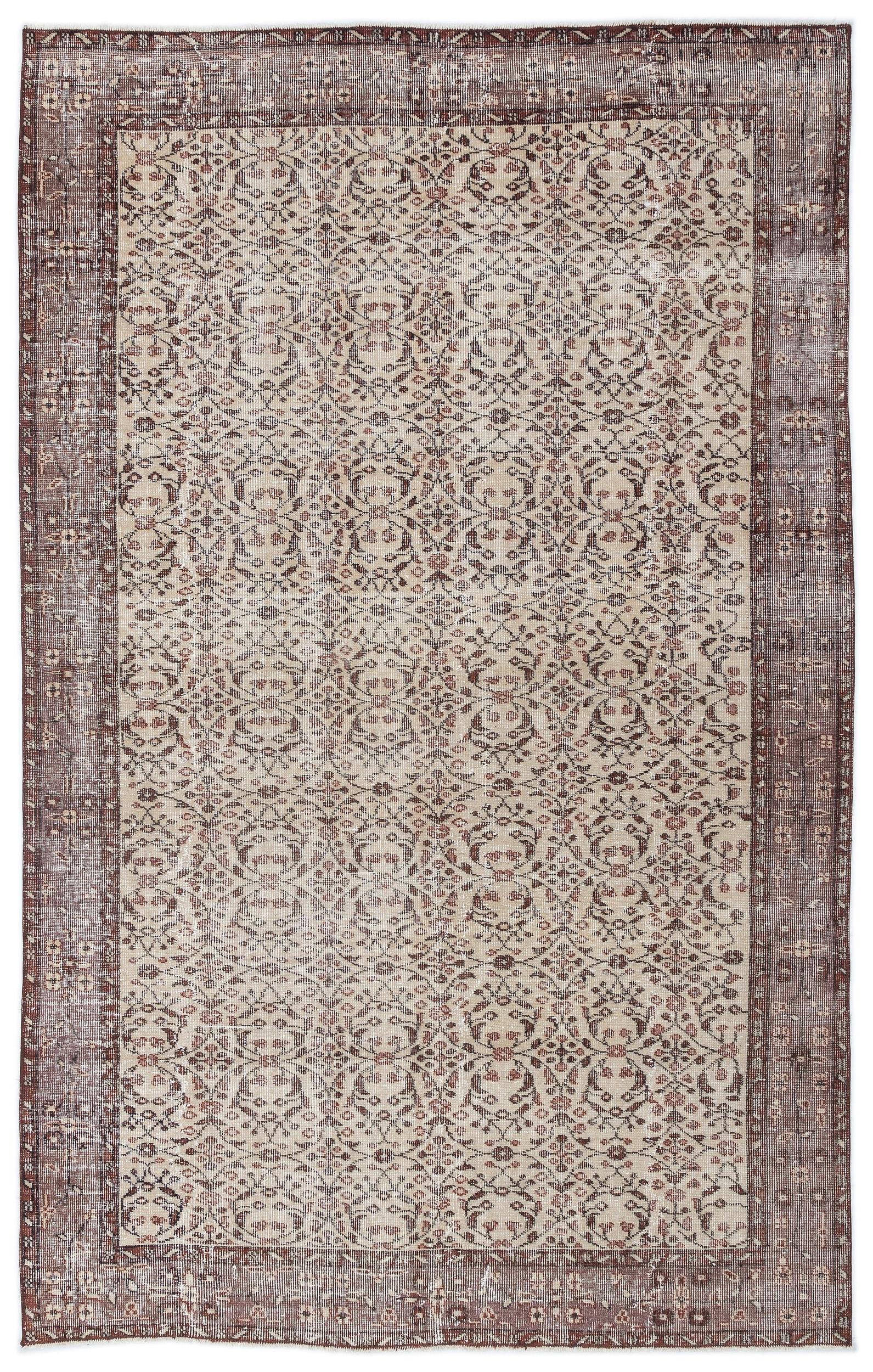 Nakoda - Vintage Floral Rug - 5'5 X 8'5
