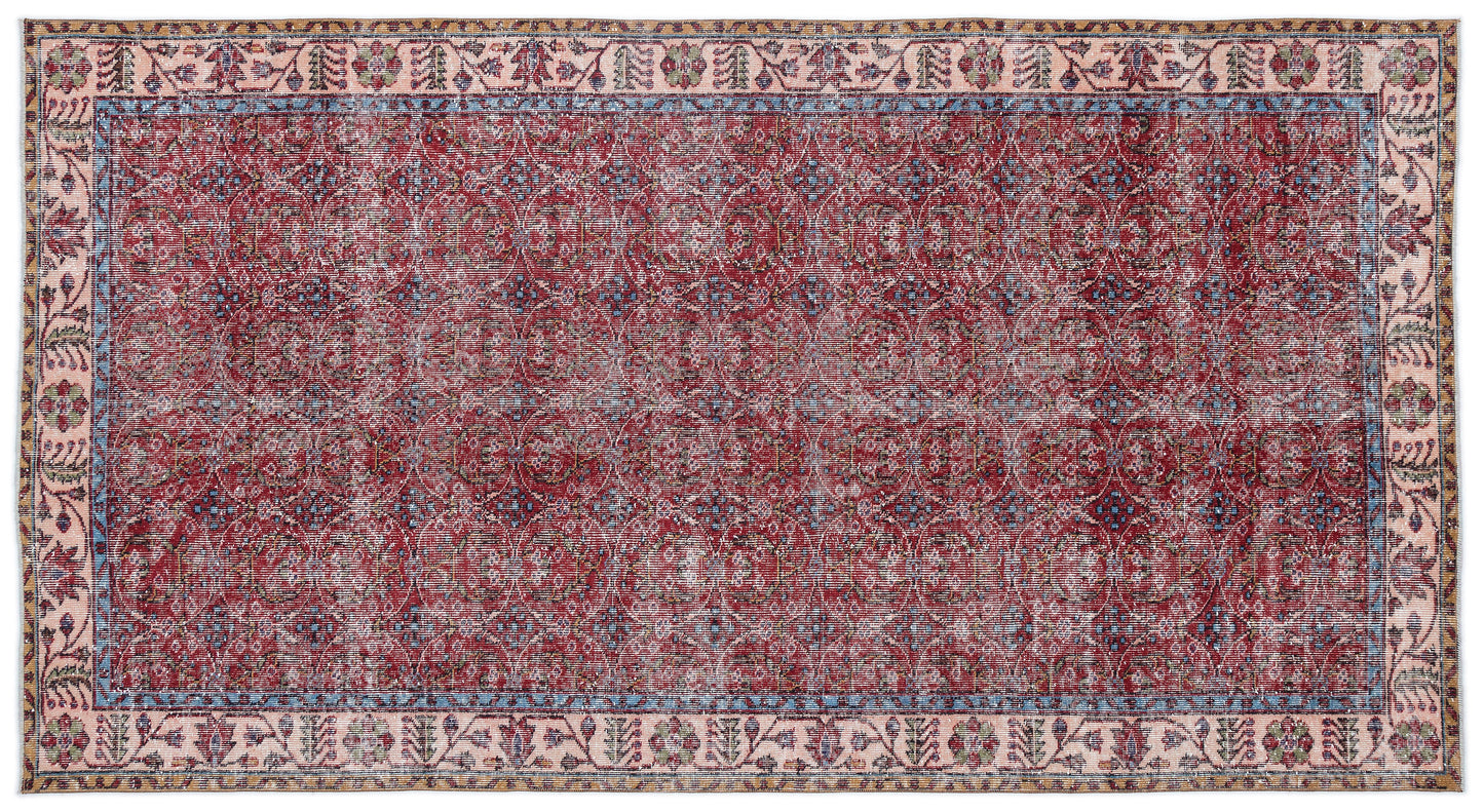 Treya - Vintage Floral Rug - 5'2 X 9'7
