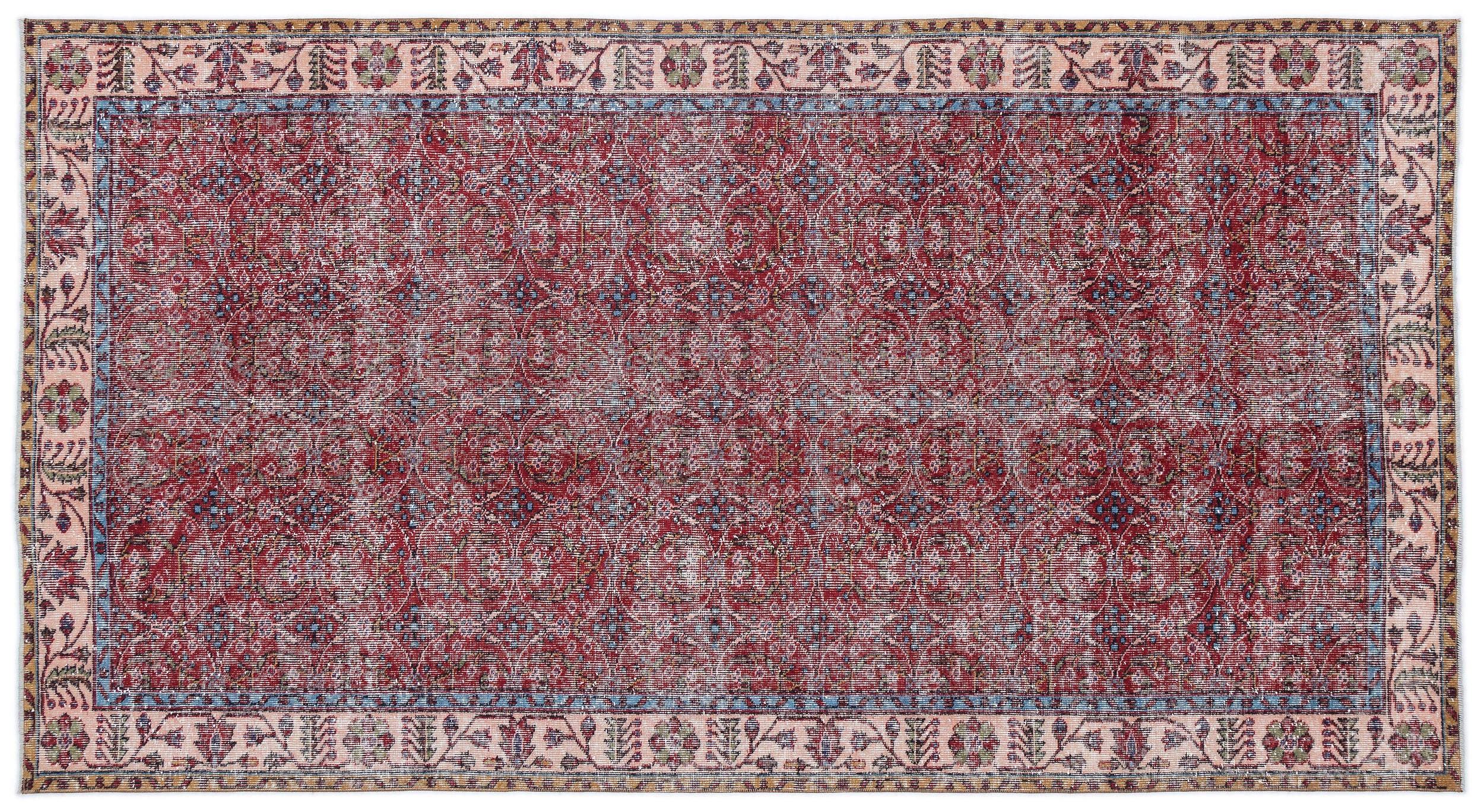 Treya - Vintage Floral Rug - 5'2 X 9'7