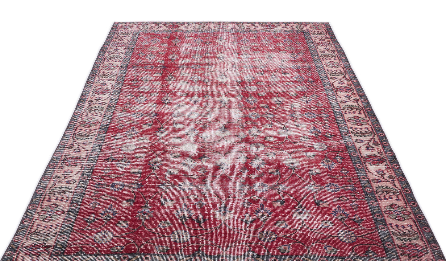 Lapayn - Vintage Floral Rug - 5'4 X 8'10