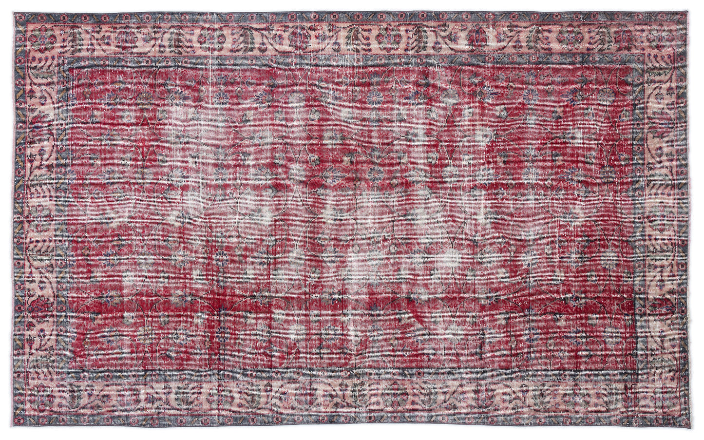 Lapayn - Vintage Floral Rug - 5'4 X 8'10