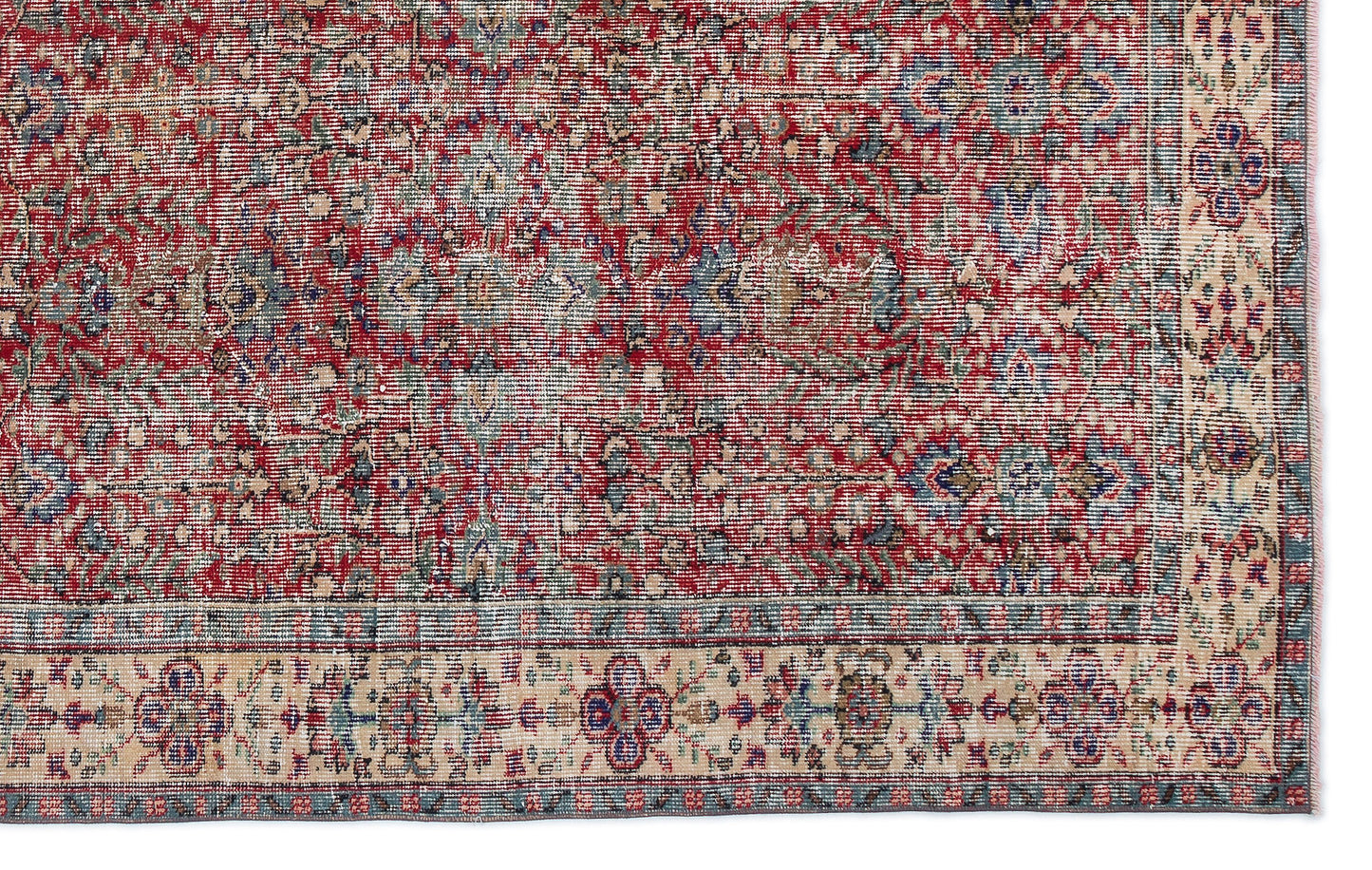 Clael - Vintage Floral Rug - 6'5 X 10'6