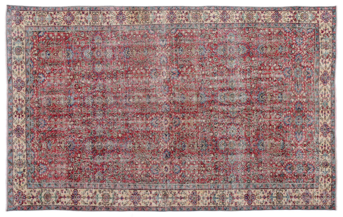 Clael - Vintage Floral Rug - 6'5 X 10'6