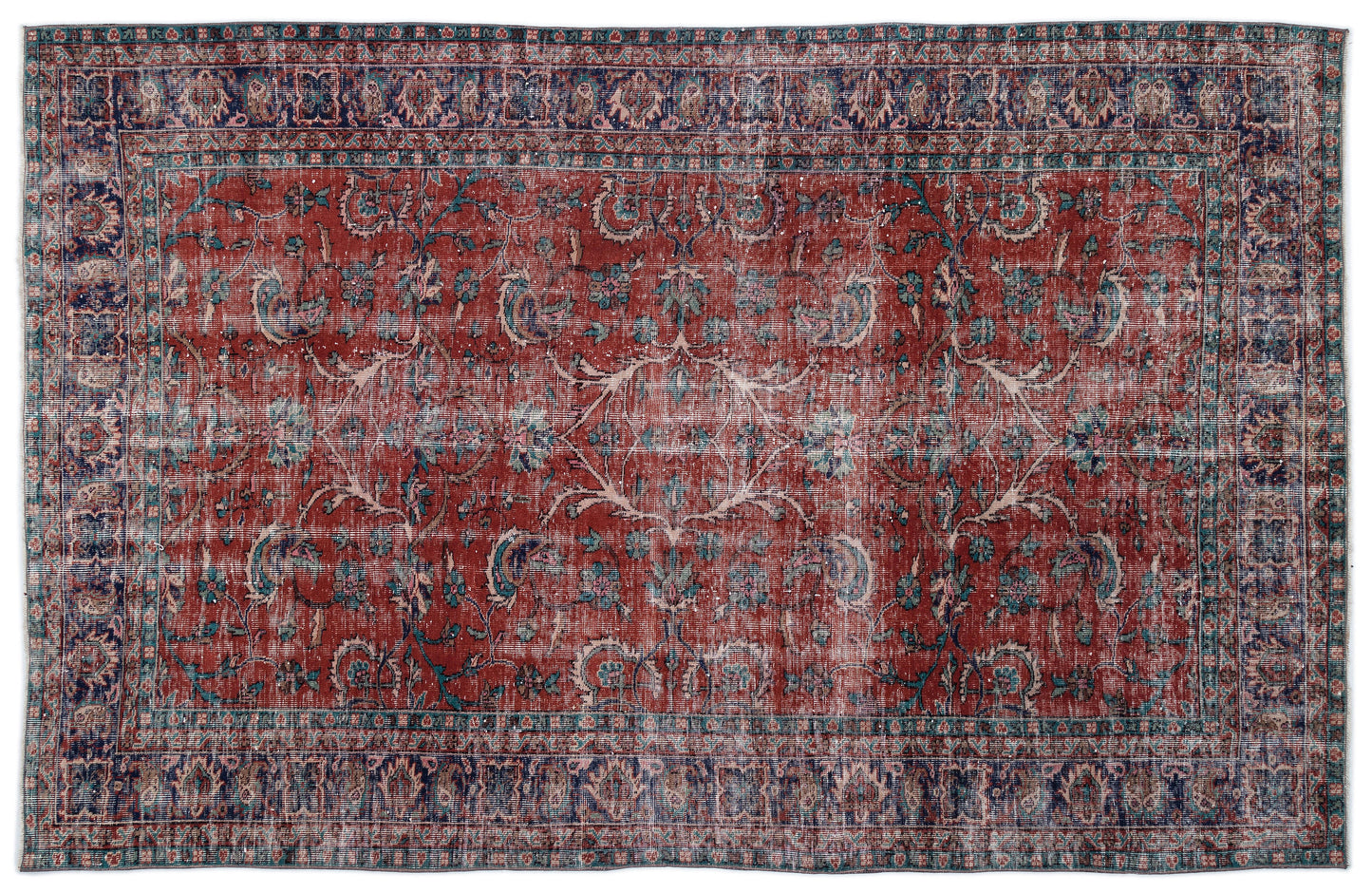 Puruda - Vintage Floral Rug - 6'4 X 10'1