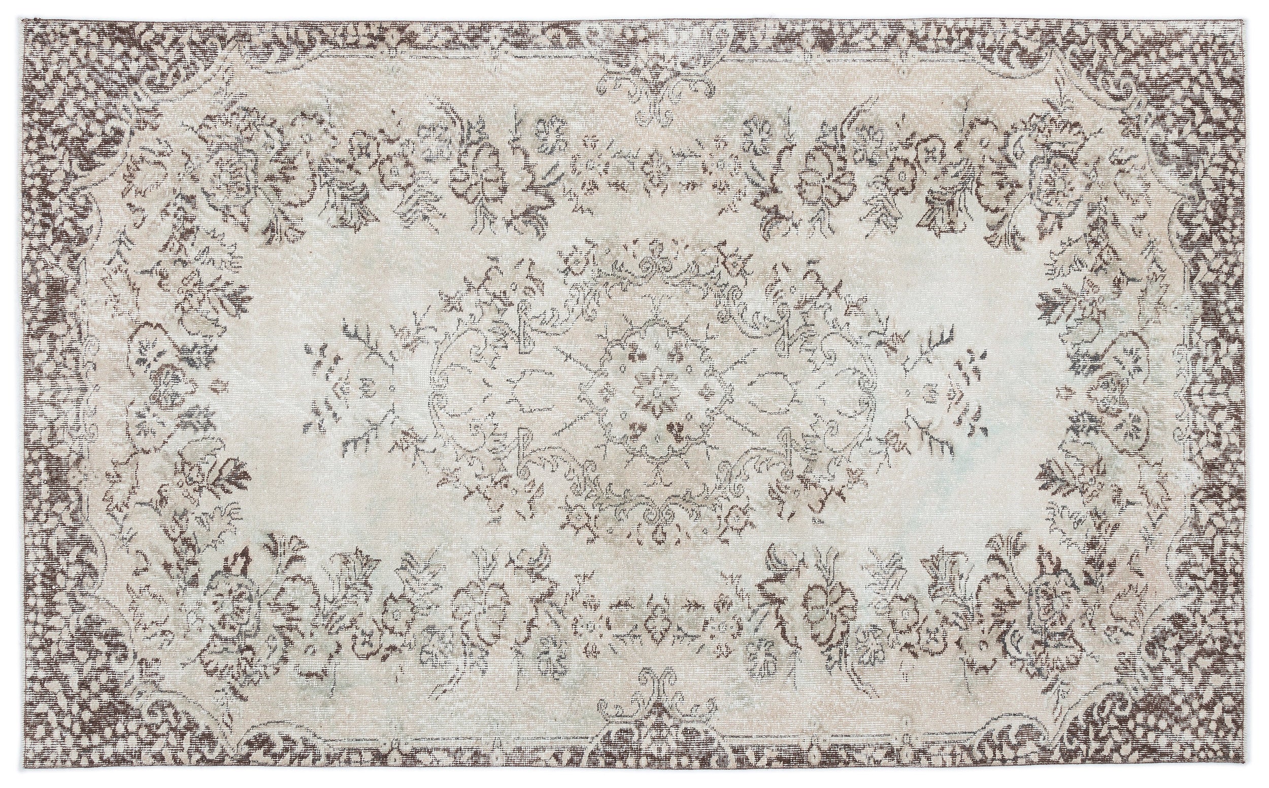 Kofaa - Vintage Medallion Rug - 5'8 X 9'2