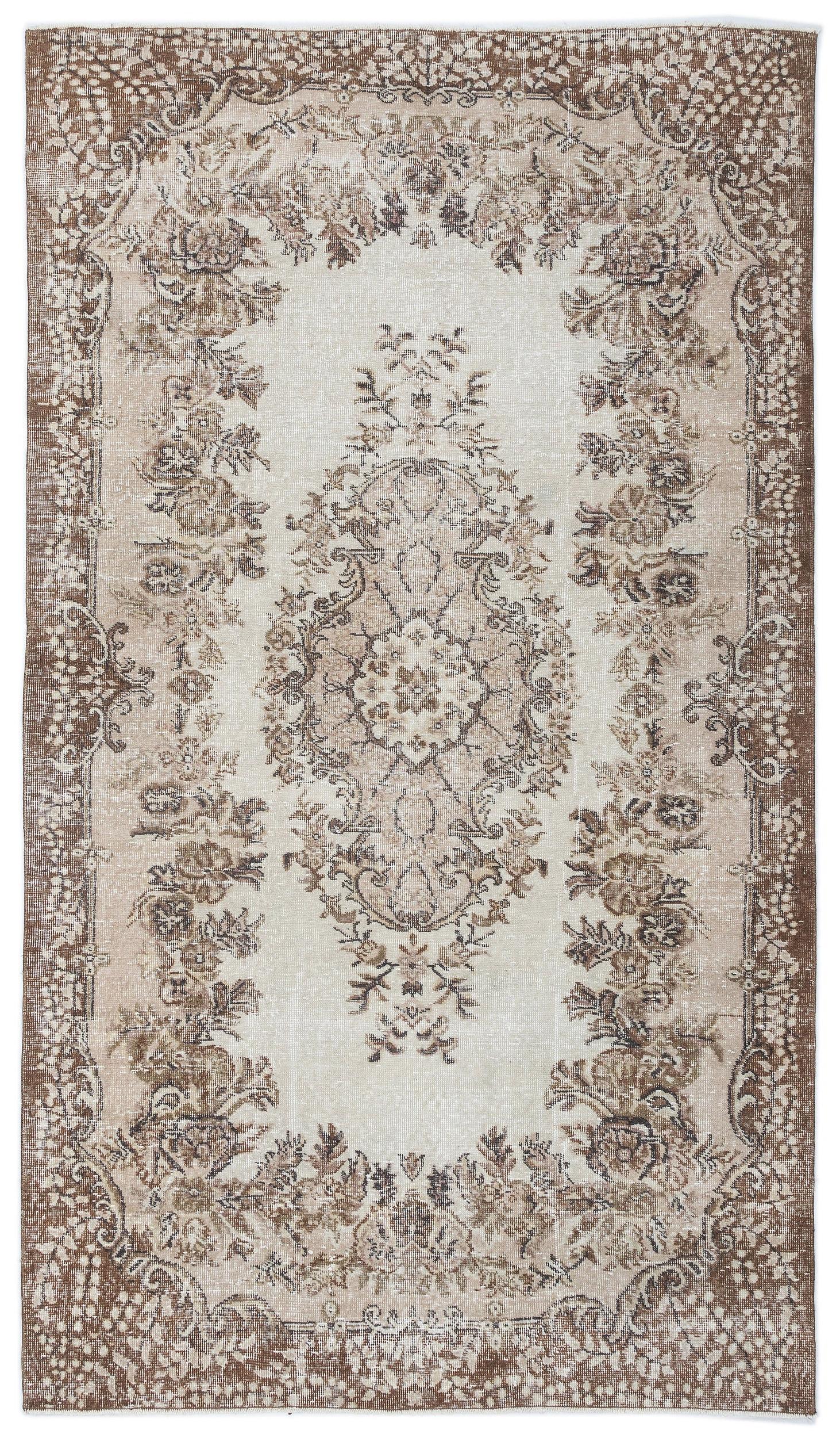 Kakiane - Vintage Medallion Rug - 5'7 X 9'7