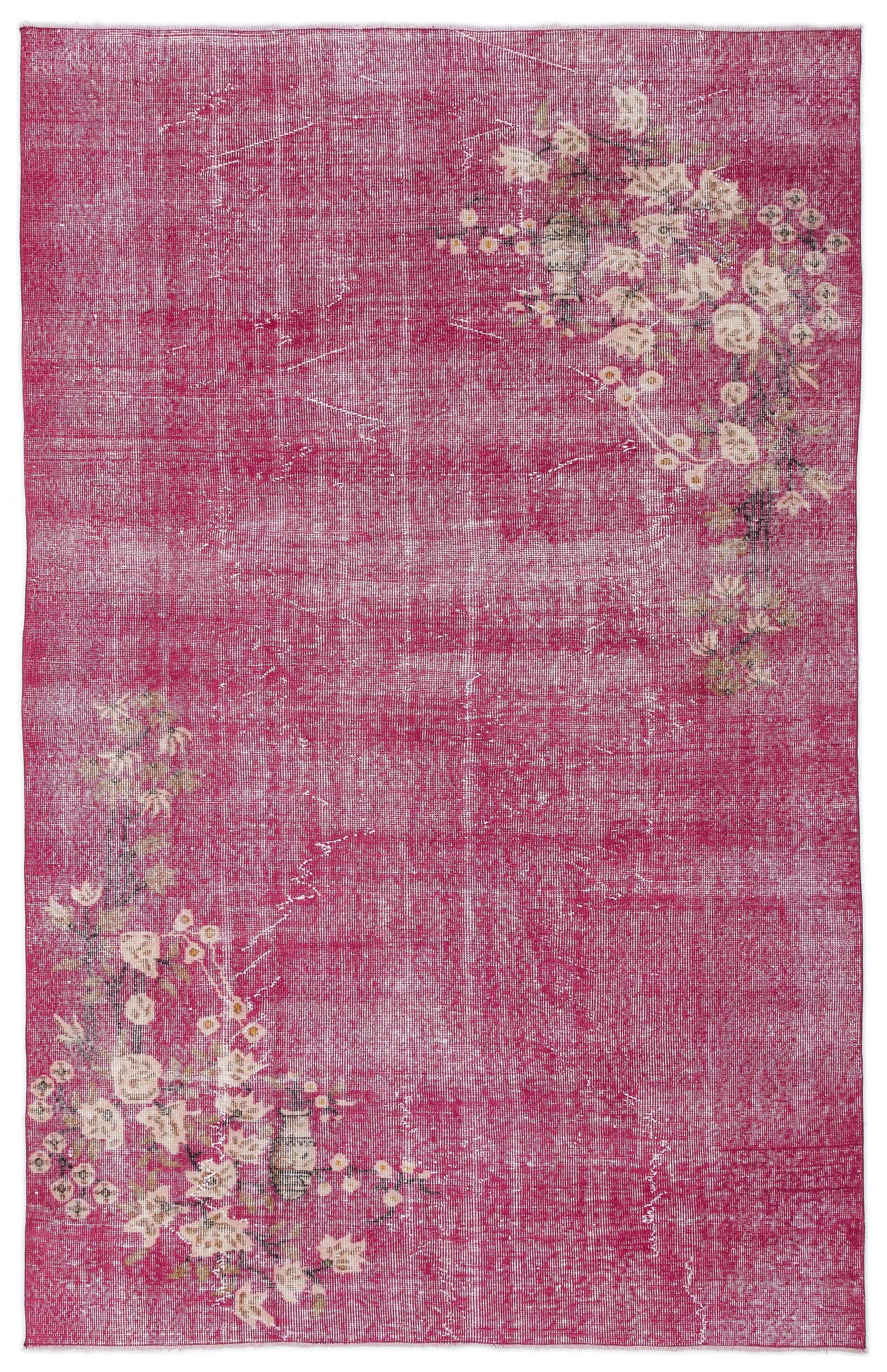 Cremois - Vintage Distressed Rug - 5'9 X 9'1