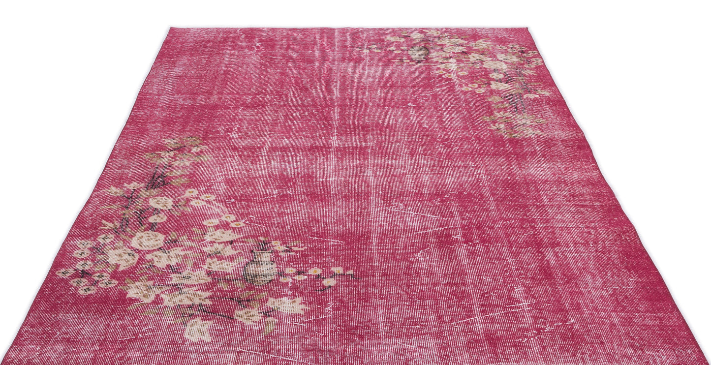 Cremois - Vintage Distressed Rug - 5'9 X 9'1