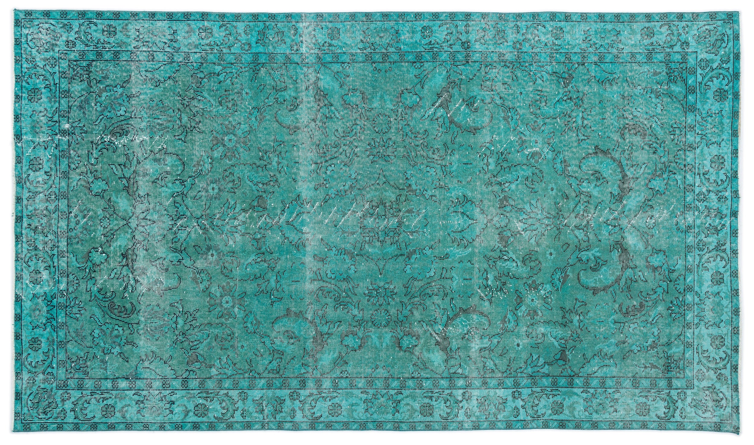 Hatiil - Vintage Distressed Rug - 5'5 X 9'3