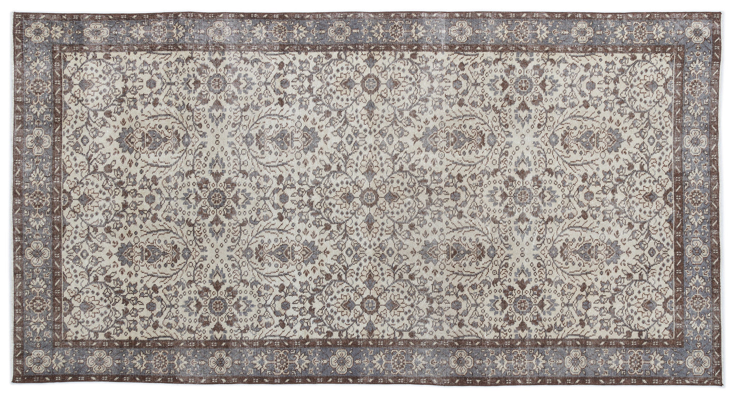 Tausa - Vintage Floral Rug - 5'1 X 9'5