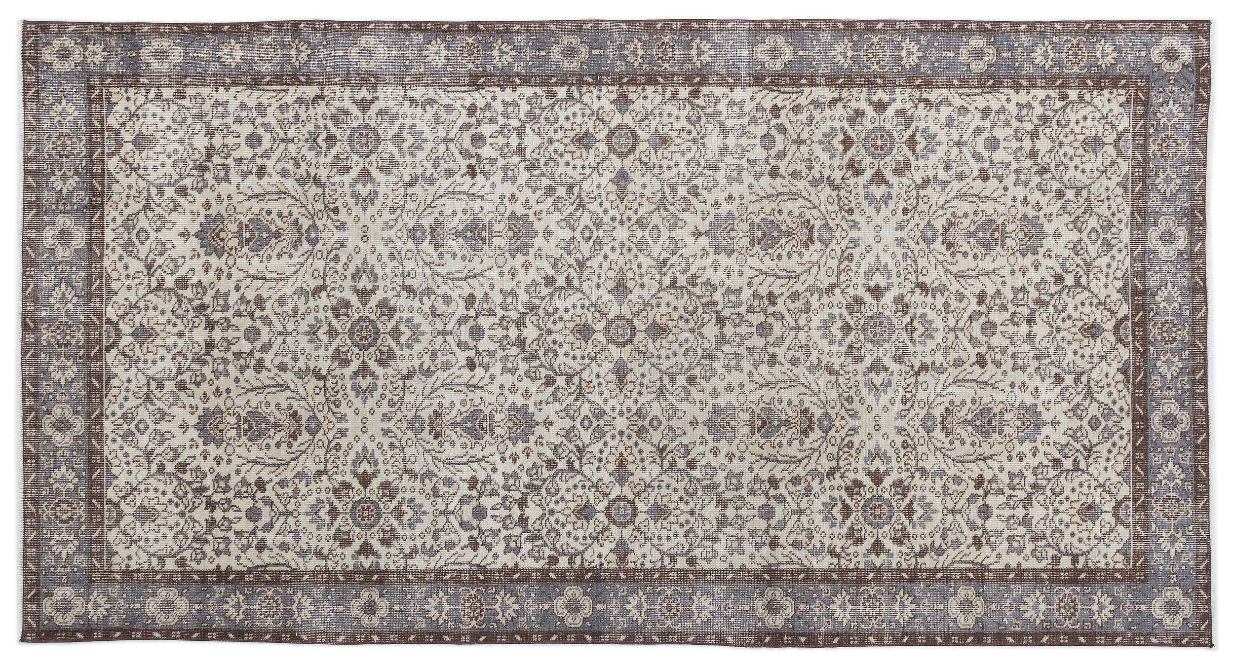 Tausa - Vintage Floral Rug - 5'1 X 9'5