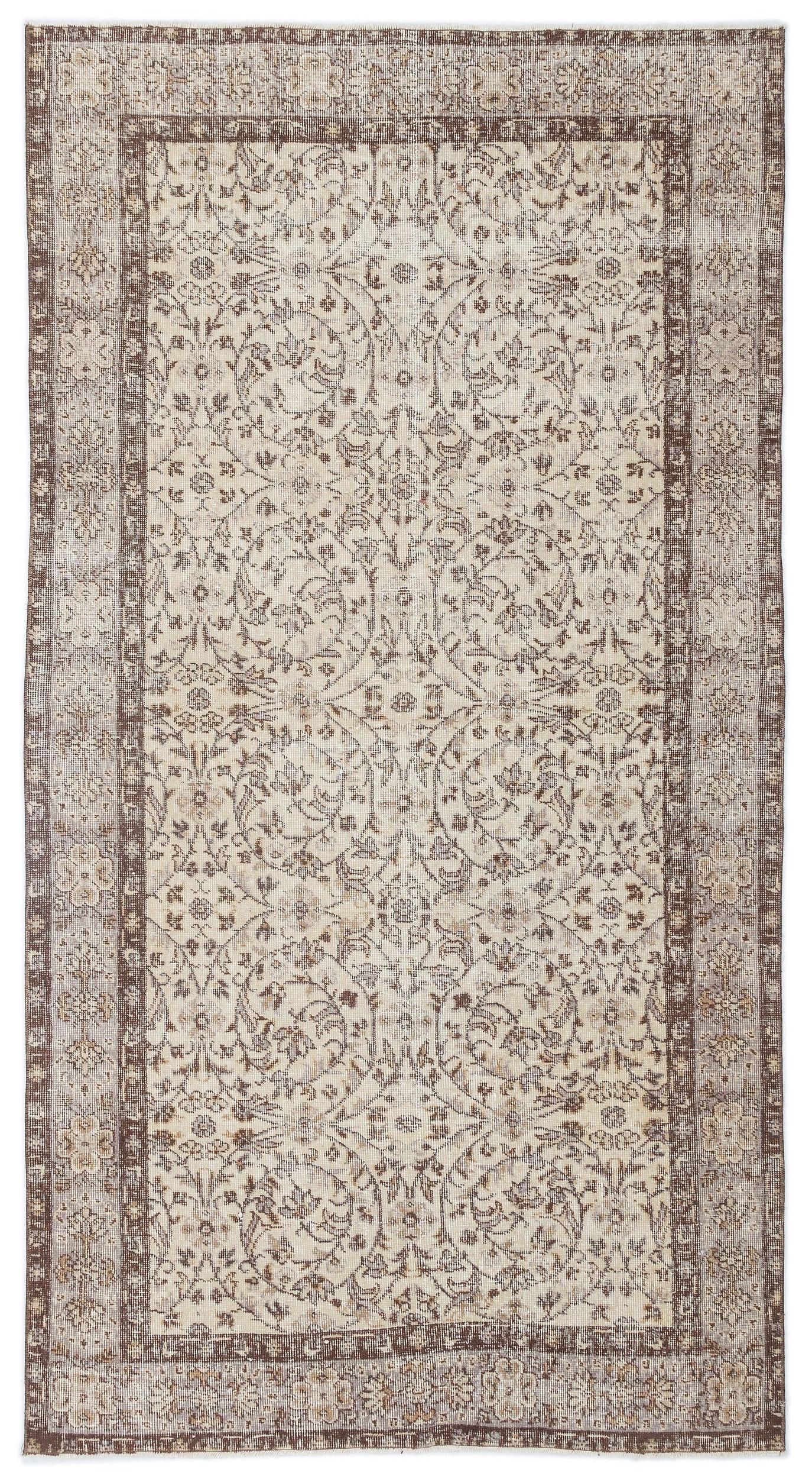 Defuda - Vintage Floral Rug - 4'8 X 8'9