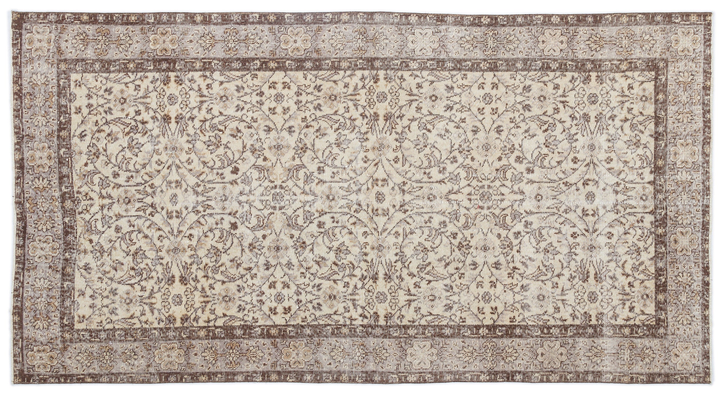 Defuda - Vintage Floral Rug - 4'8 X 8'9