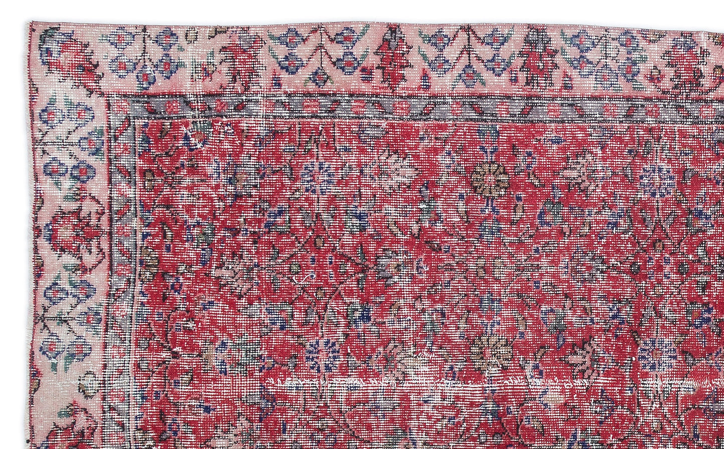 Mikias - Vintage Floral Rug - 5'0 X 8'2