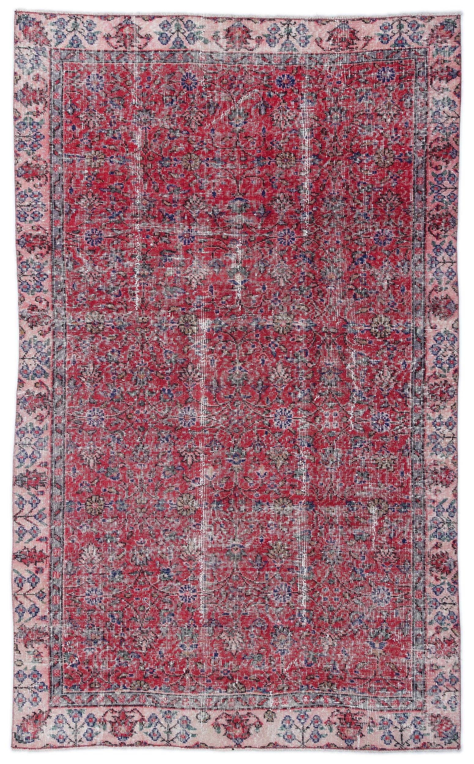 Mikias - Vintage Floral Rug - 5'0 X 8'2