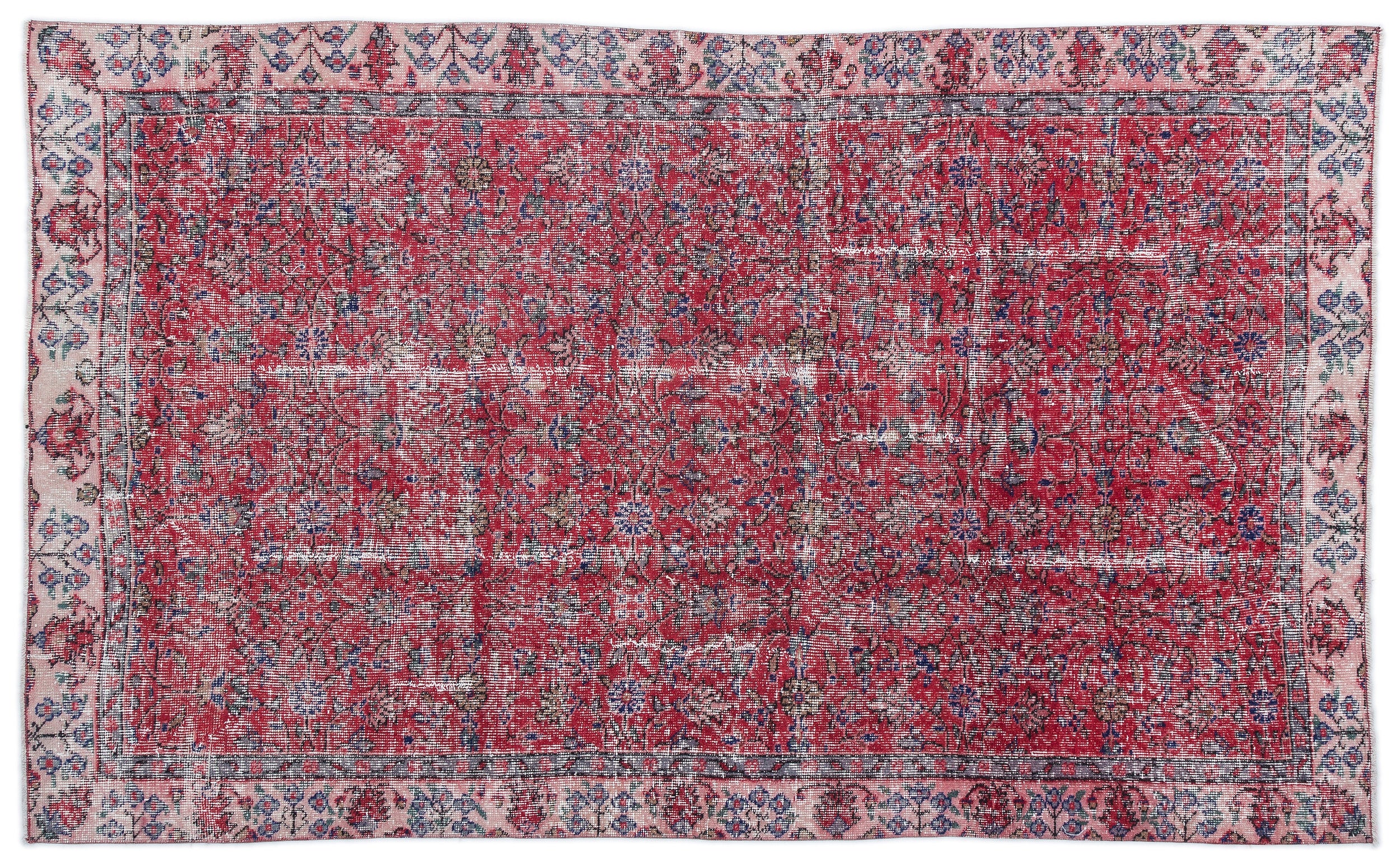 Mikias - Vintage Floral Rug - 5'0 X 8'2