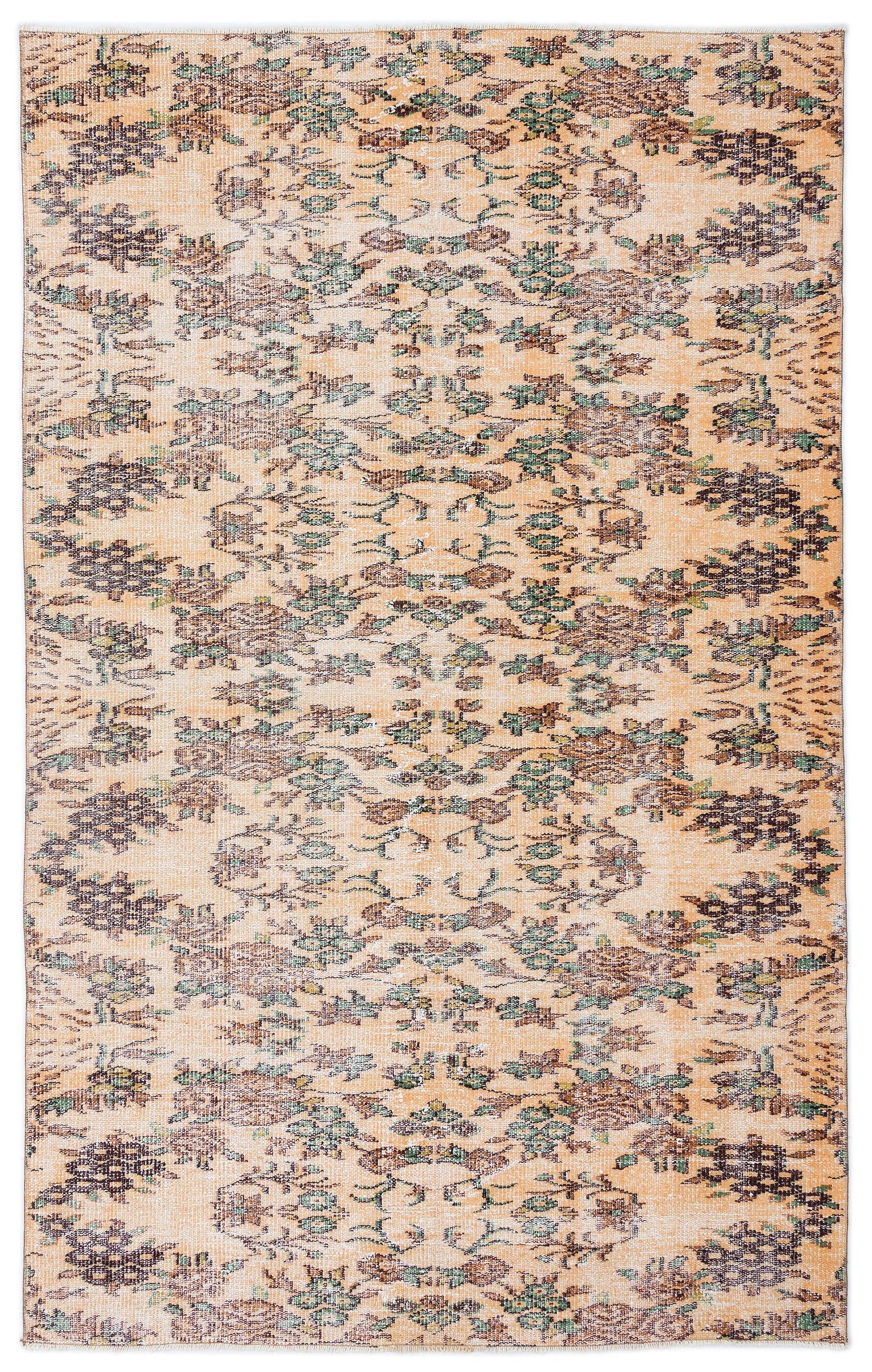 Shumiyn - Vintage Floral Rug - 5'2 X 8'2