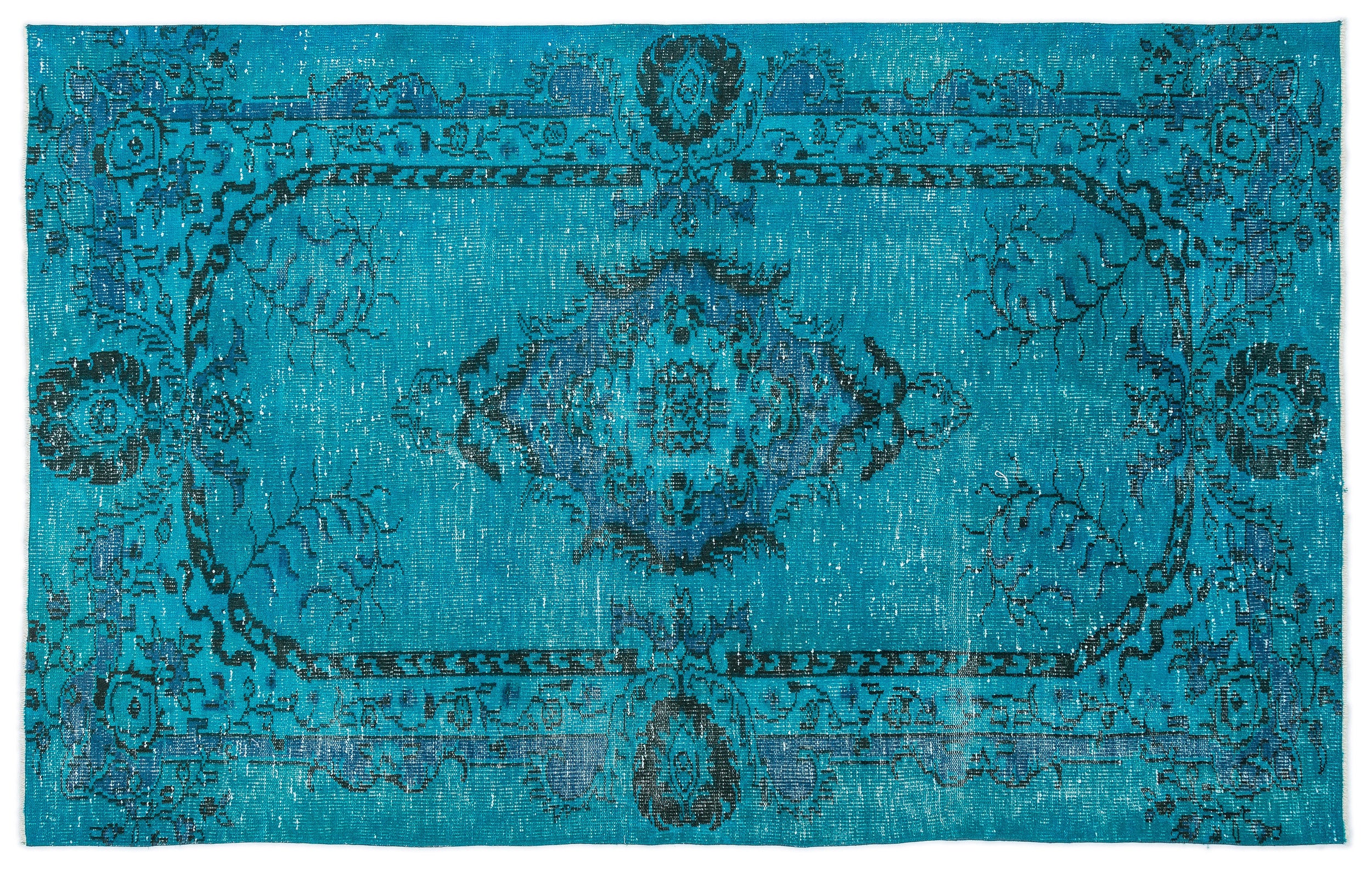 Tepola - Vintage Distressed Rug - 5'4 X 8'6