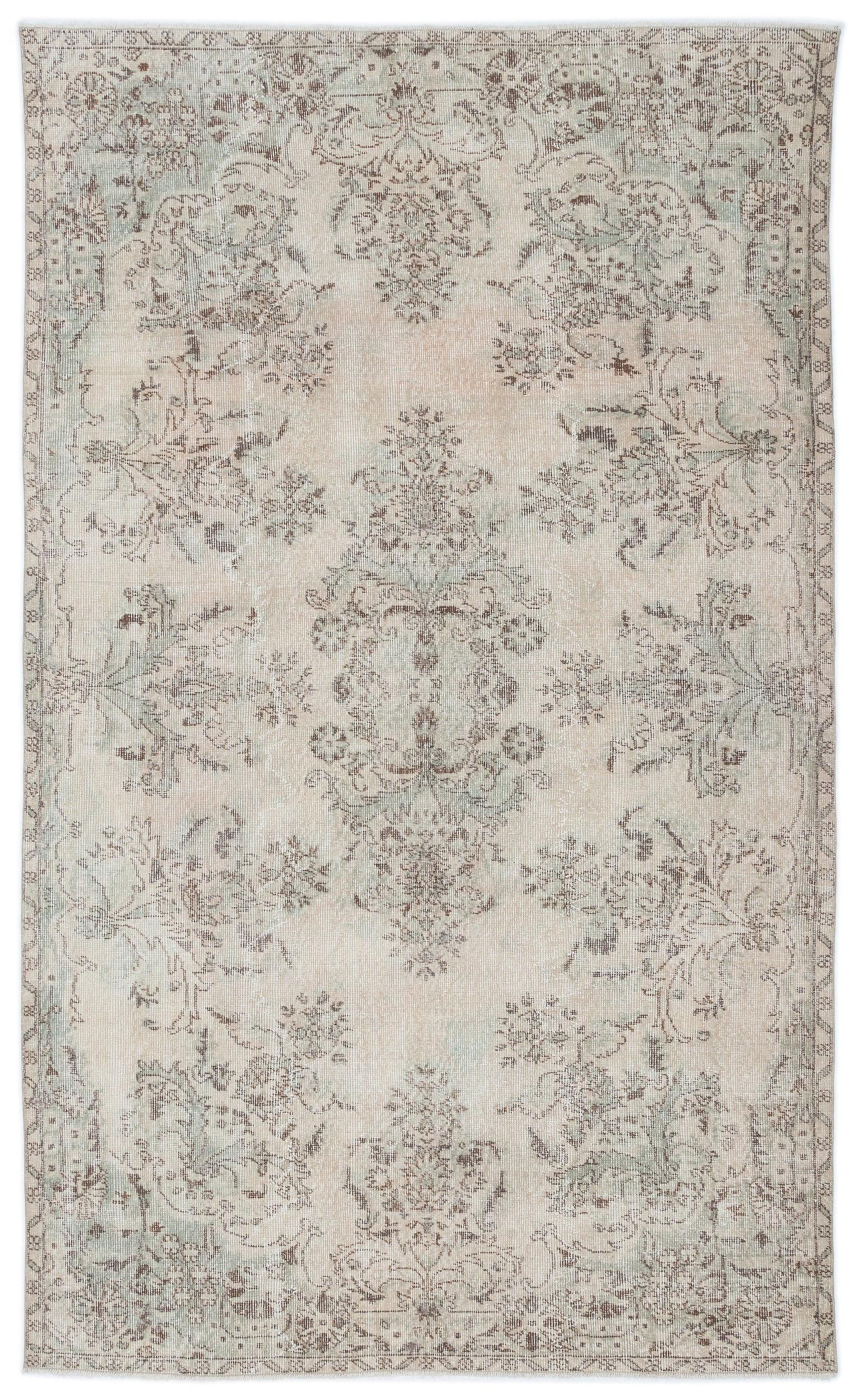 Porina - Vintage Medallion Rug - 5'6 X 9'3
